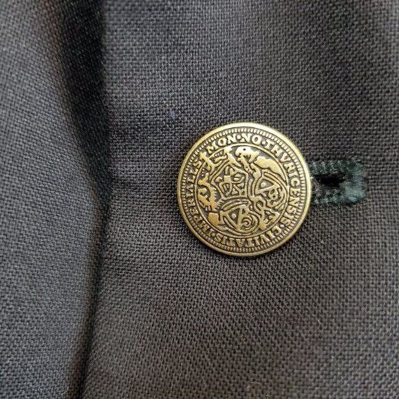 Oscar de la Renta 2-button notch lapel blazer - Picture 3 of 9